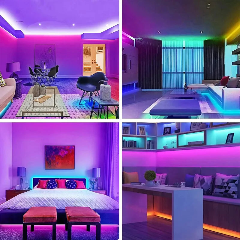 RGB USB LED Strip 1-30m with Remote Control - Decoration