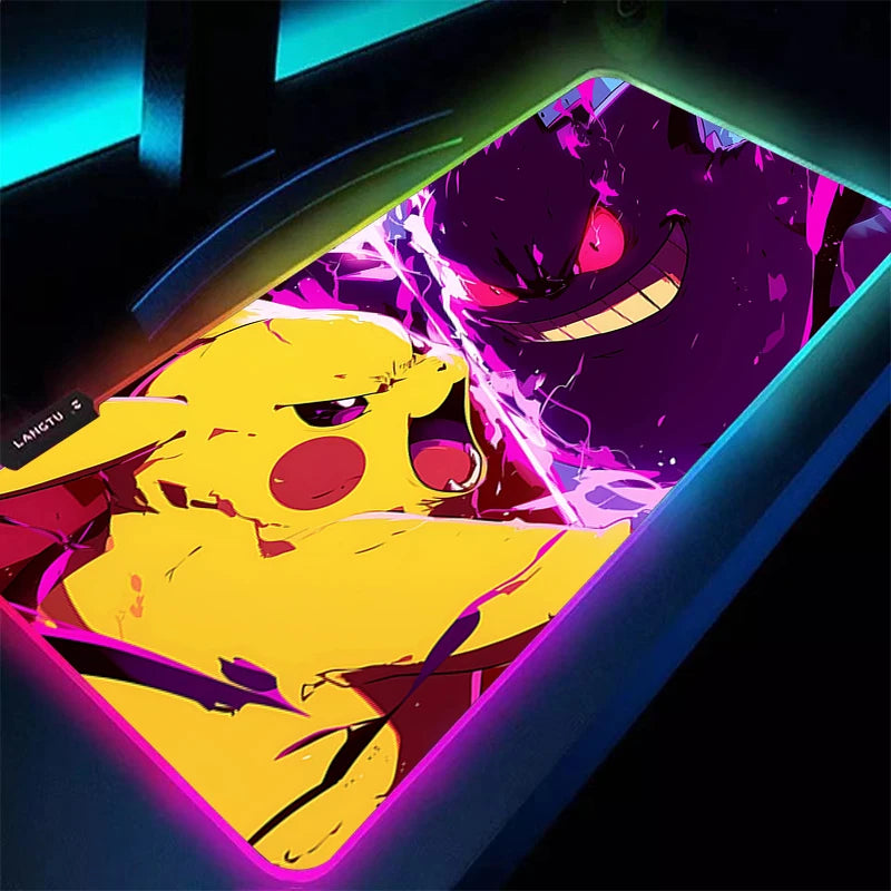 XXL Pokémon RGB LED Gaming Mousepad - Gengar