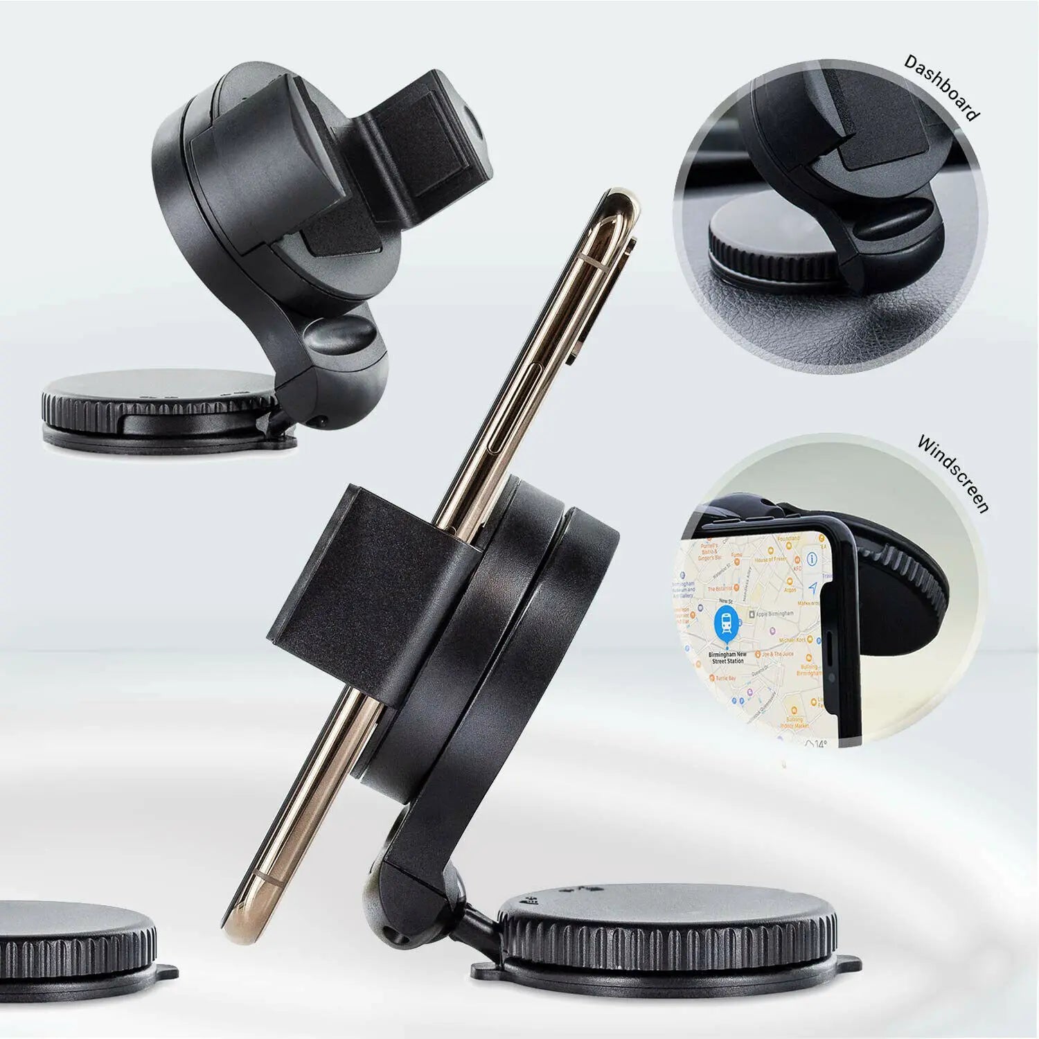 Suporte Veicular Universal para Celular - Para-brisa e Painel