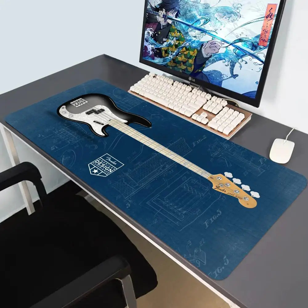 Fender Guitar XXL Gamer Mousepad - Keyboard and Mouse