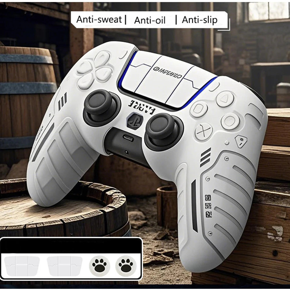 Protective Silicone Cover for PS5 Controller - Non-Slip and Anti-Dust