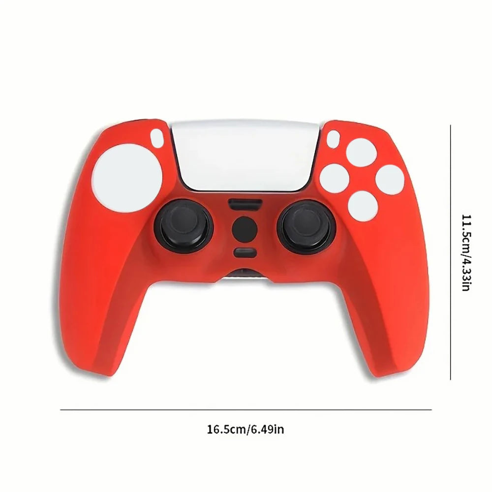 Capa Silicone Antiderrapante para Controle PS5 - Proteção Antipoeira