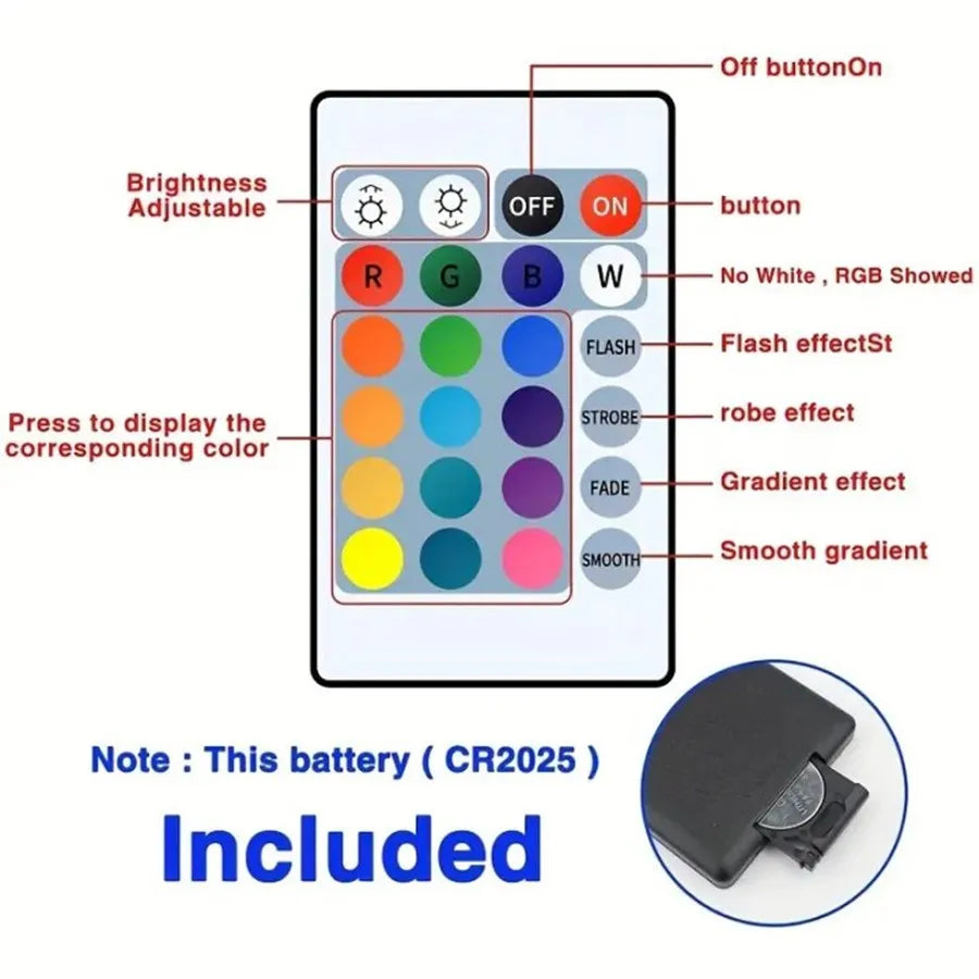 Fita LED RGB Bluetooth Smart App - Quarto Gamer e Natal