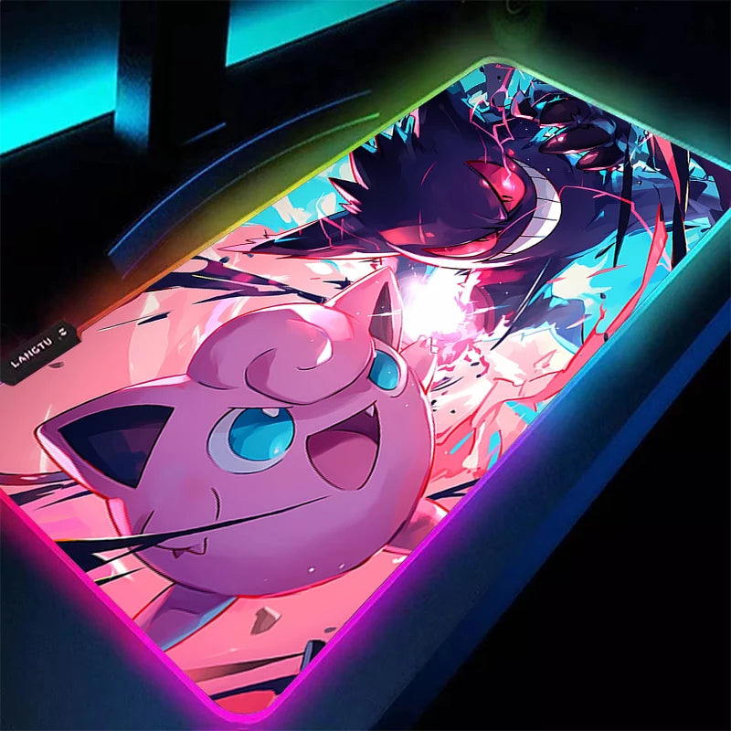 XXL Pokémon RGB LED Gaming Mousepad - Gengar