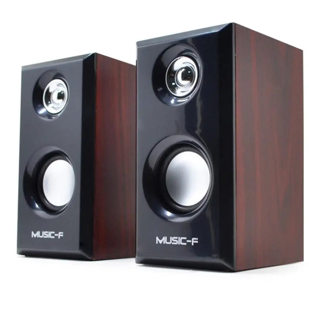 Caixa de Som USB para PC - Subwoofer Stereo Bass, Entrada AUX 3.5mm
