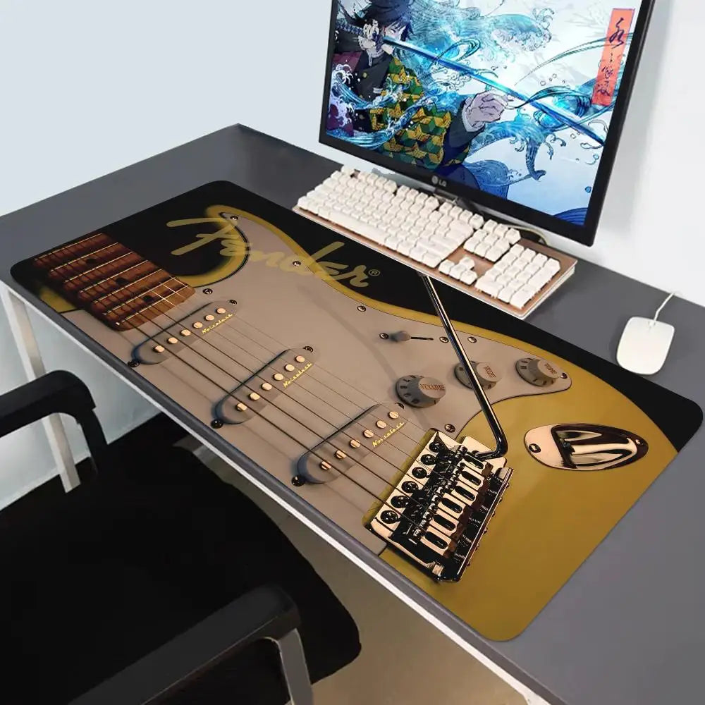 Fender Guitar XXL Gamer Mousepad - Keyboard and Mouse