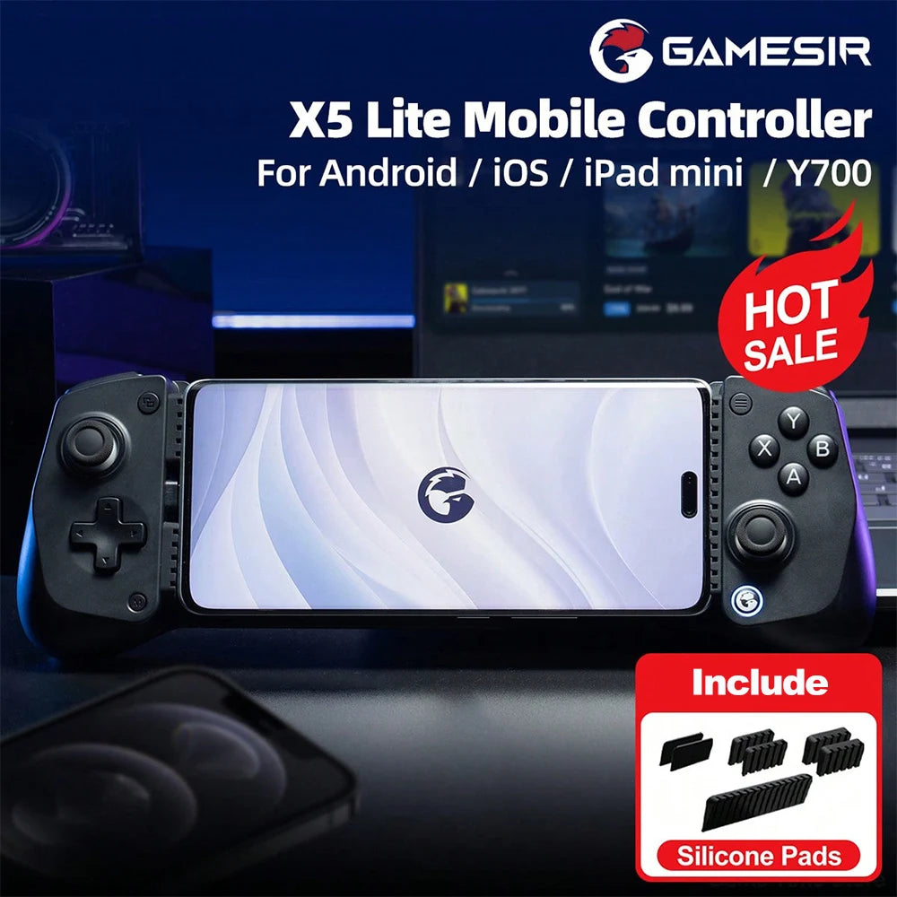 Controle Gamer Mobile GameSir X5 Lite - iPhone e Android