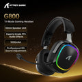 Headset Gamer G800 RGB - Baixa Latência, Microfone Removível