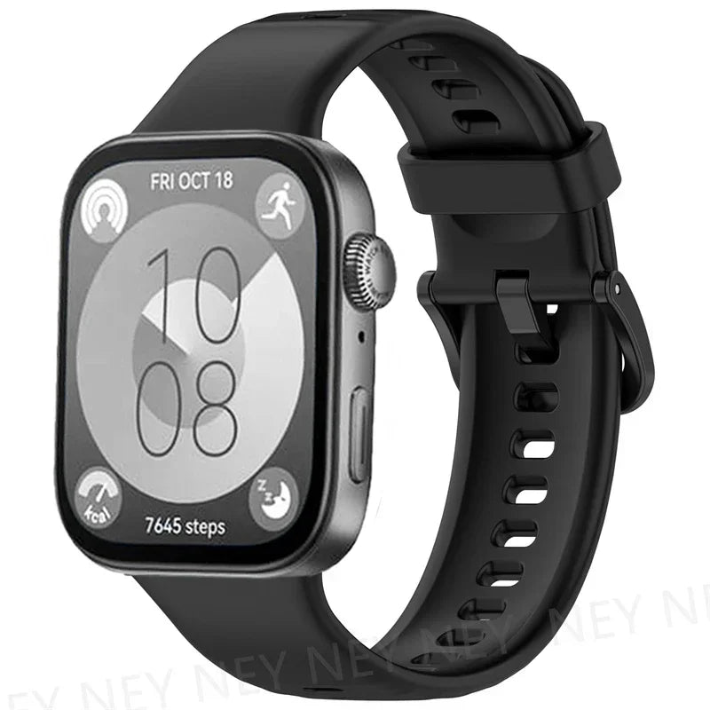 Pulseira Silicone Esportiva para Huawei Watch Fit 3