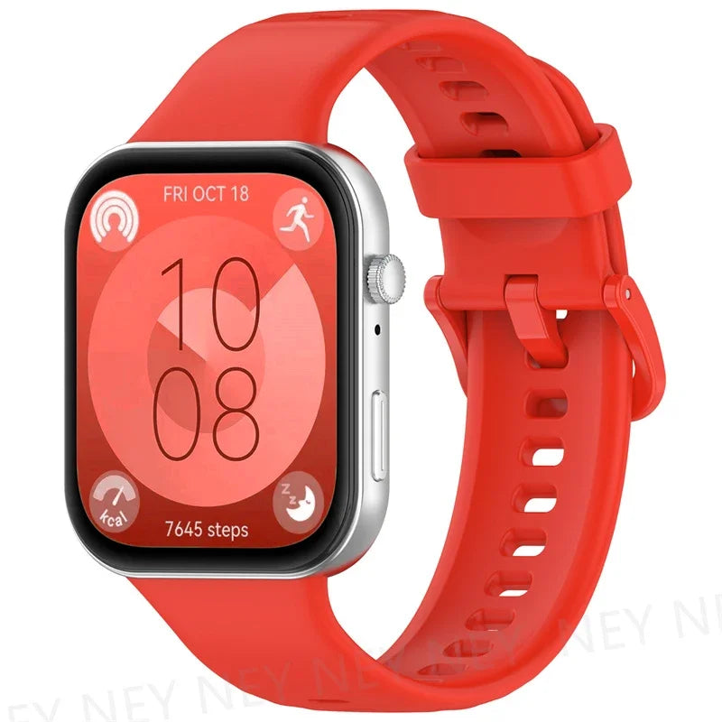Silicone Sport Strap for Huawei Watch Fit 3