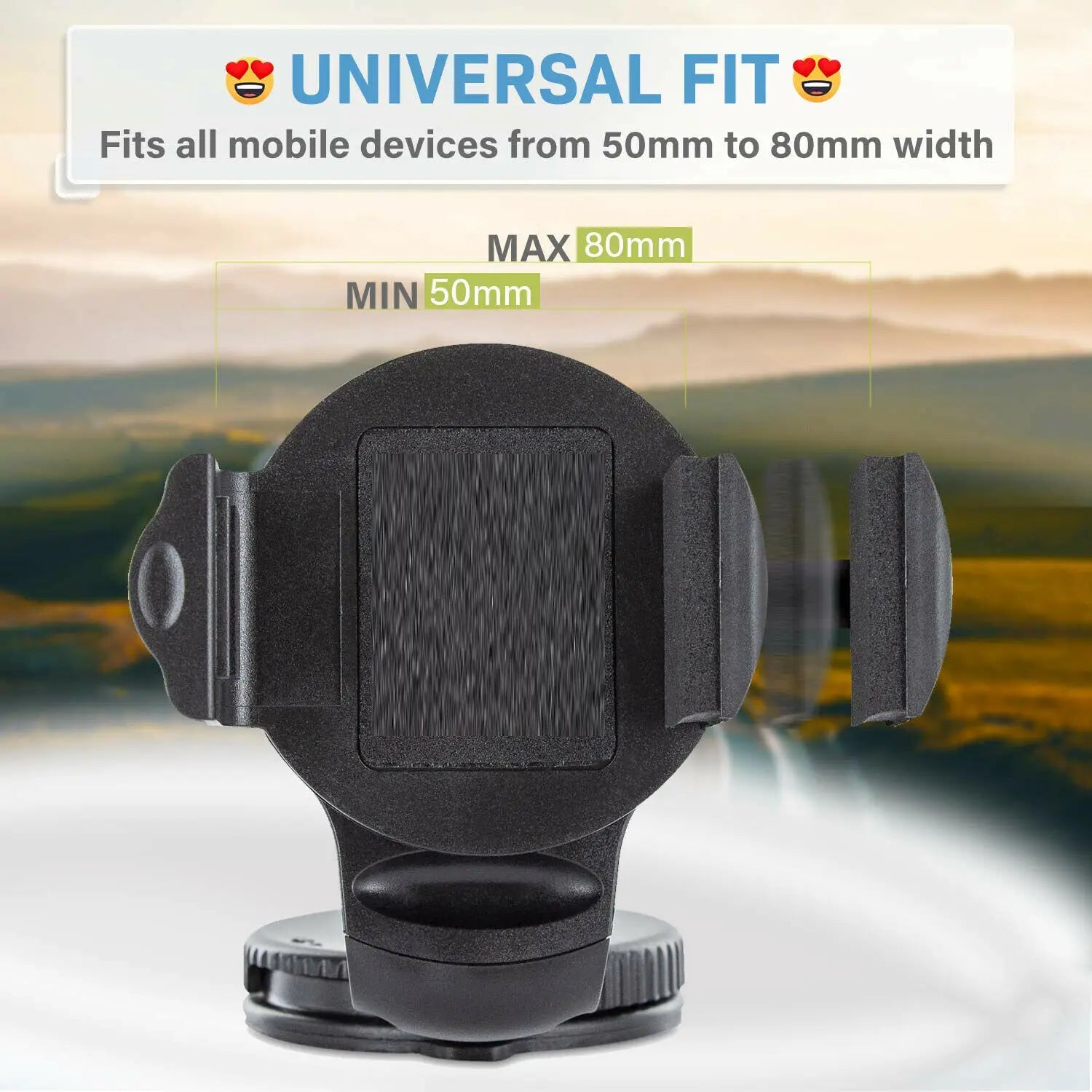 Suporte Veicular Universal para Celular - Para-brisa e Painel