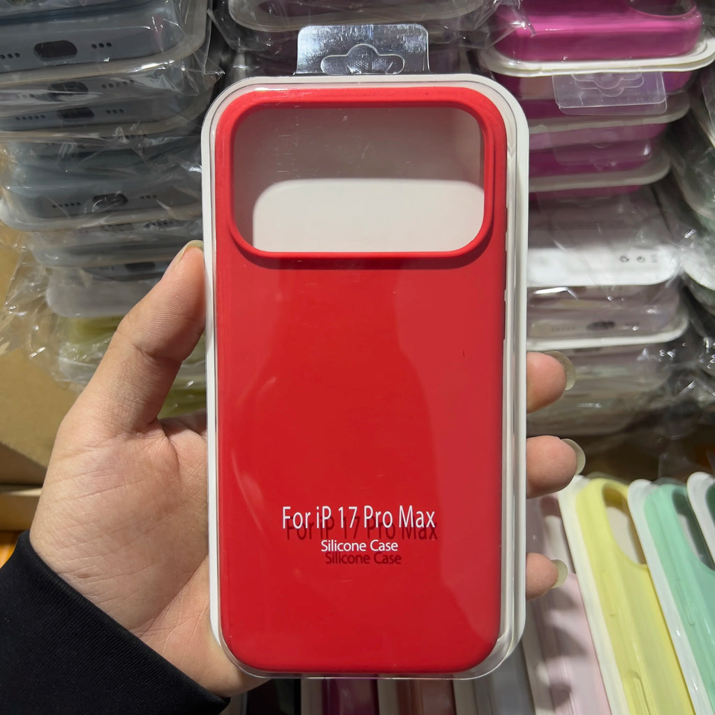 Capa Silicone Líquido para iPhone 13 ao 17 Pro Max - Antichoque